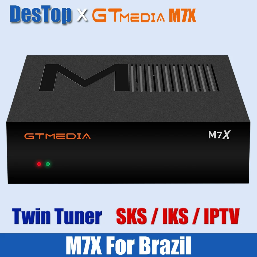 В наличии спутниковый ресивер GTMEDIA M7X поддержка DVB-S2 VCM/ACM/multi-поток Встроенный 2 4G WIFI