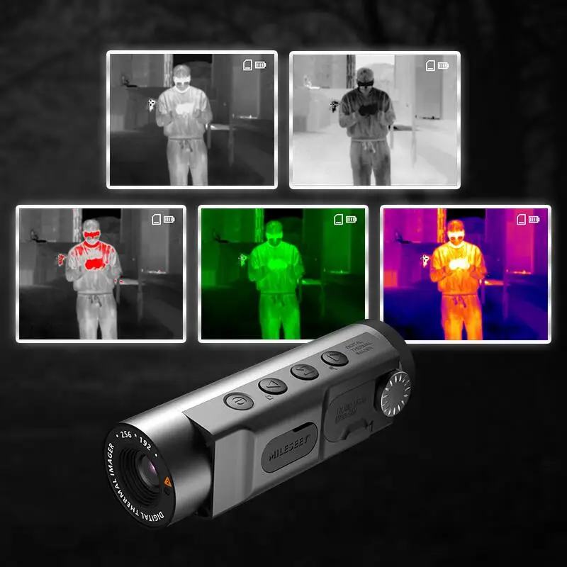 

Mileseey TNV10 Thermal Night Vision Monocular Scanning Goggle 4X Infrared Camera Thermome 550m for Hunting Camping Climbing Game