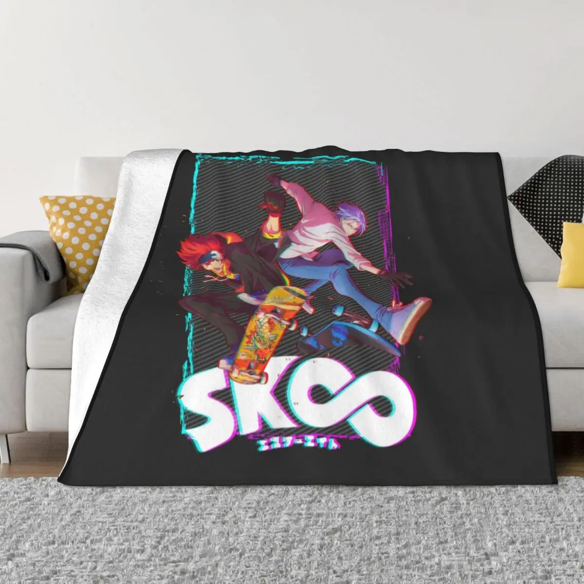 

Sk8 The Infinity аниме одеяло s Kyan Reki Hasegawa Langa пушистое удивительное дышащее покрывало для кровати дивана все сезоны