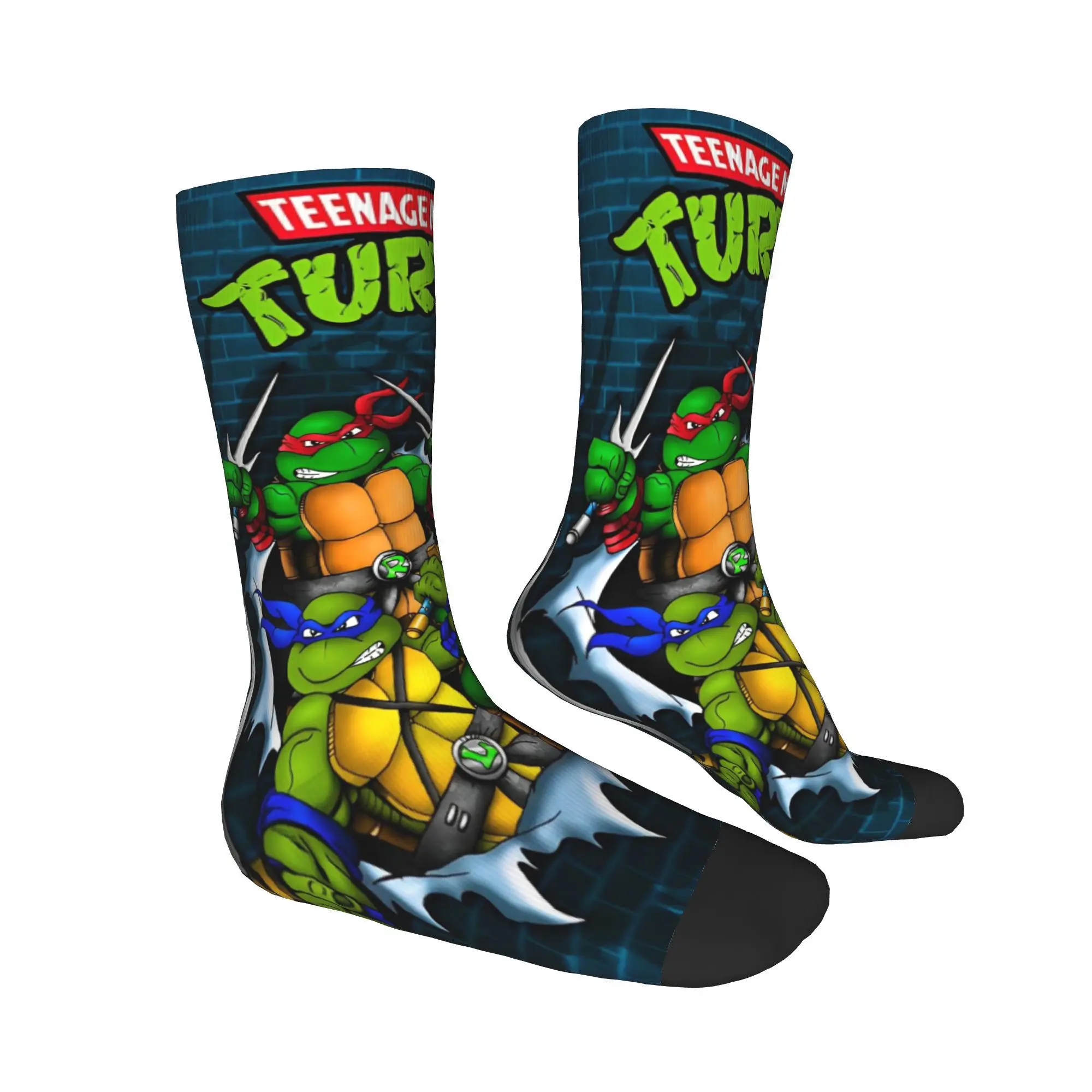 Носки n-Ninjas с героями мультфильмов аниме аксессуары для мужчин и женщин уютные