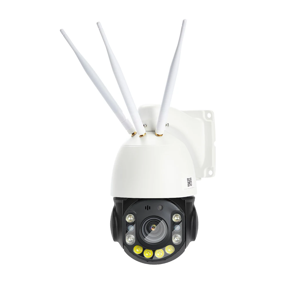 Фото Солнечная 4G Ptz 4K 8MP 20-кратный оптический зум 4G Скоростная купольная солнечная панель 60 Вт с аккумулятором 50 Ач Запись 24 часа Отслеживание гуманоидов №5
