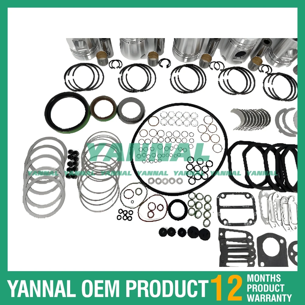 Комплект гильз цилиндра высокого качества с набором прокладок подшипников для