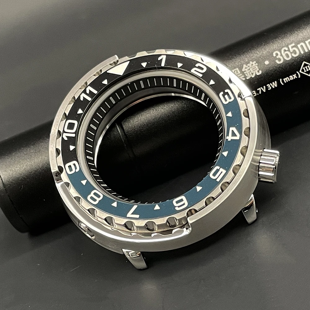 Чехол для часов Seiko Tuna из нержавеющей стали с сапфировым стеклом и керамическими