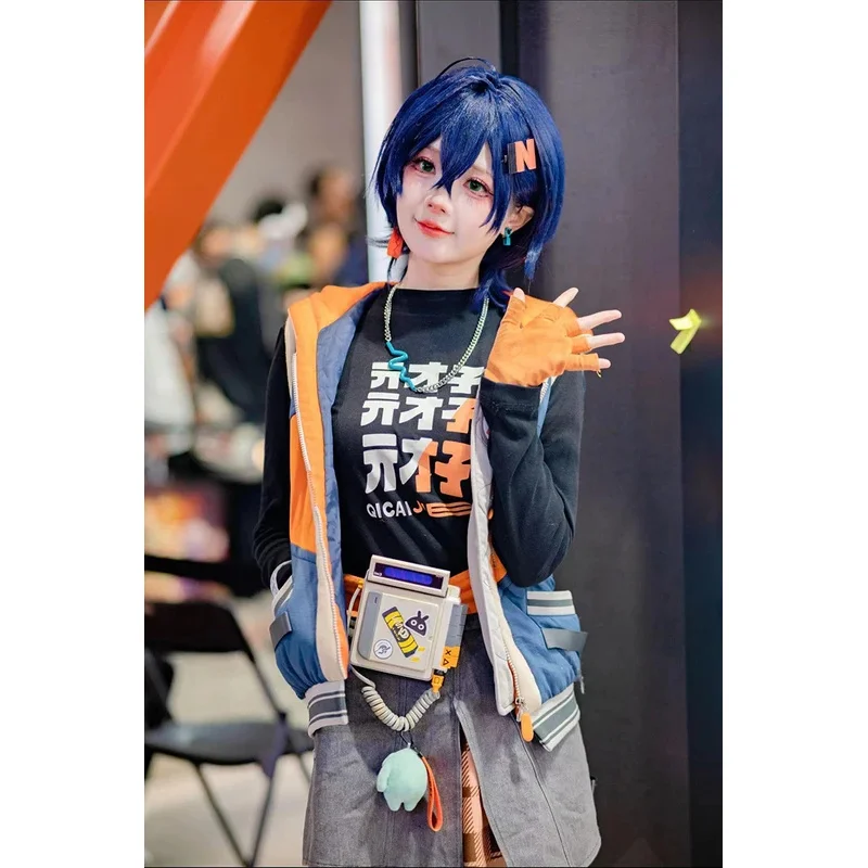 Костюм для косплея аниме Белль Женский костюм из парика боевая униформа игрока