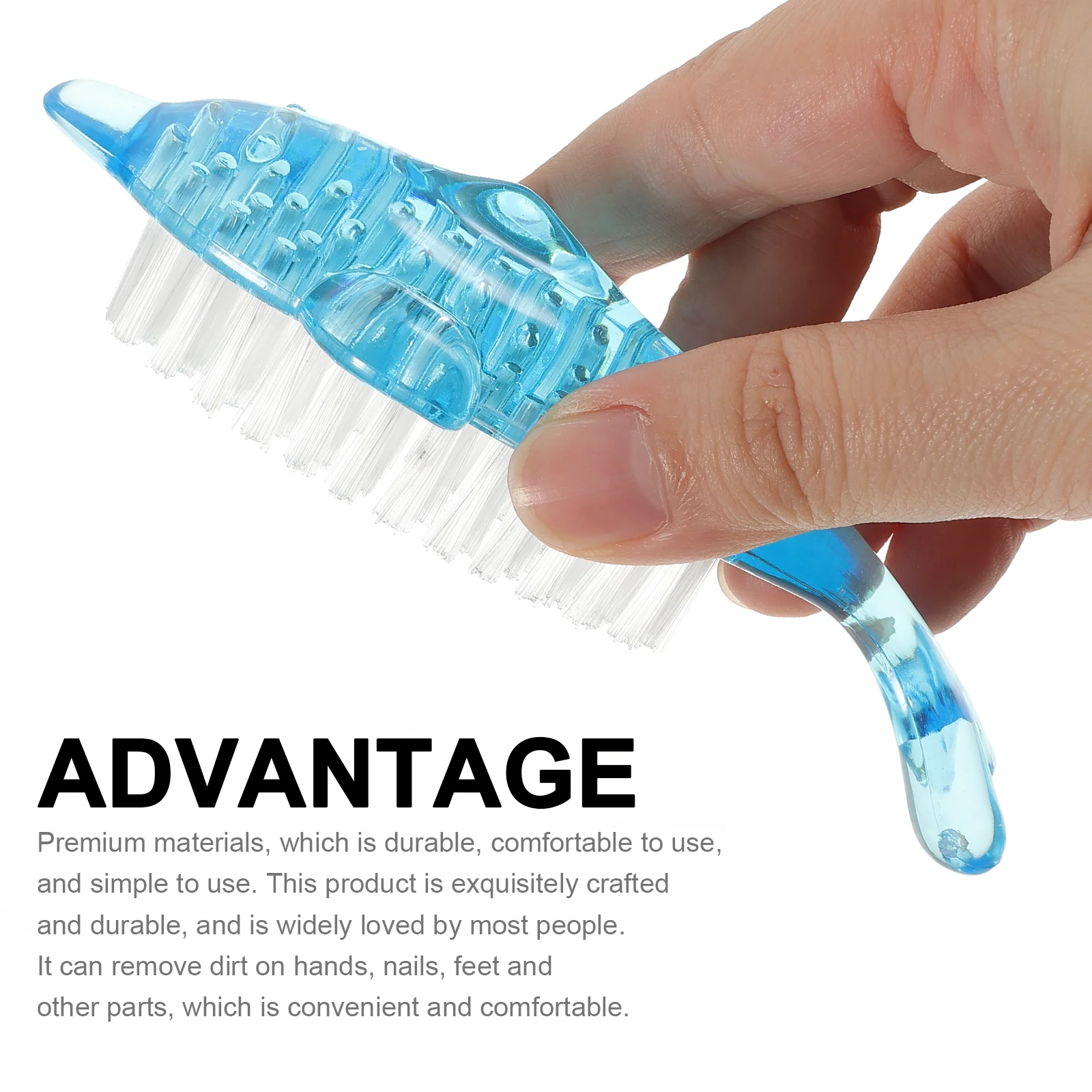 4 шт. инструменты для ногтей в форме дельфина (случайный цвет) чистка маникюрные