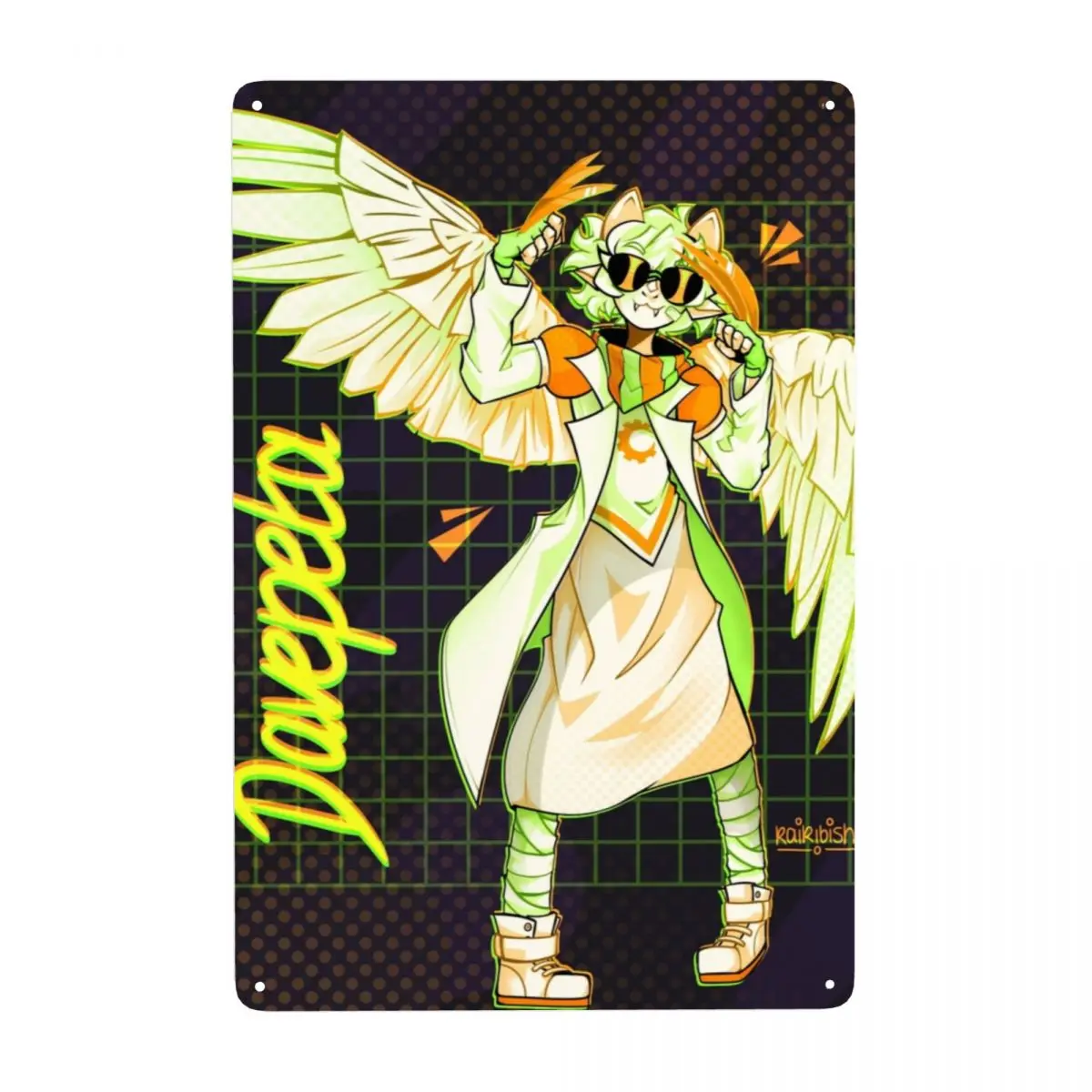 Аниме анимация Nepeta Leijon знаки пользовательские винтажные Davepeta металлические