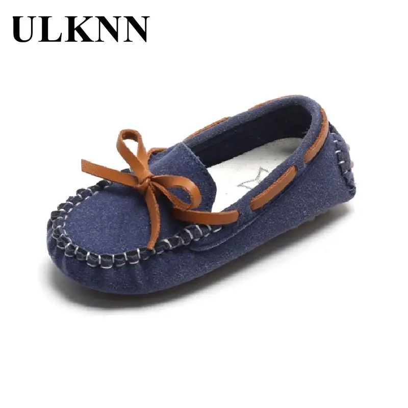 

Children Peas Shoes Boy's Leather Newborn Flats Toddler Wild Slip-on Shoes Baby Casual Loafer 1-8Y Kids Girls Moccasins Infants