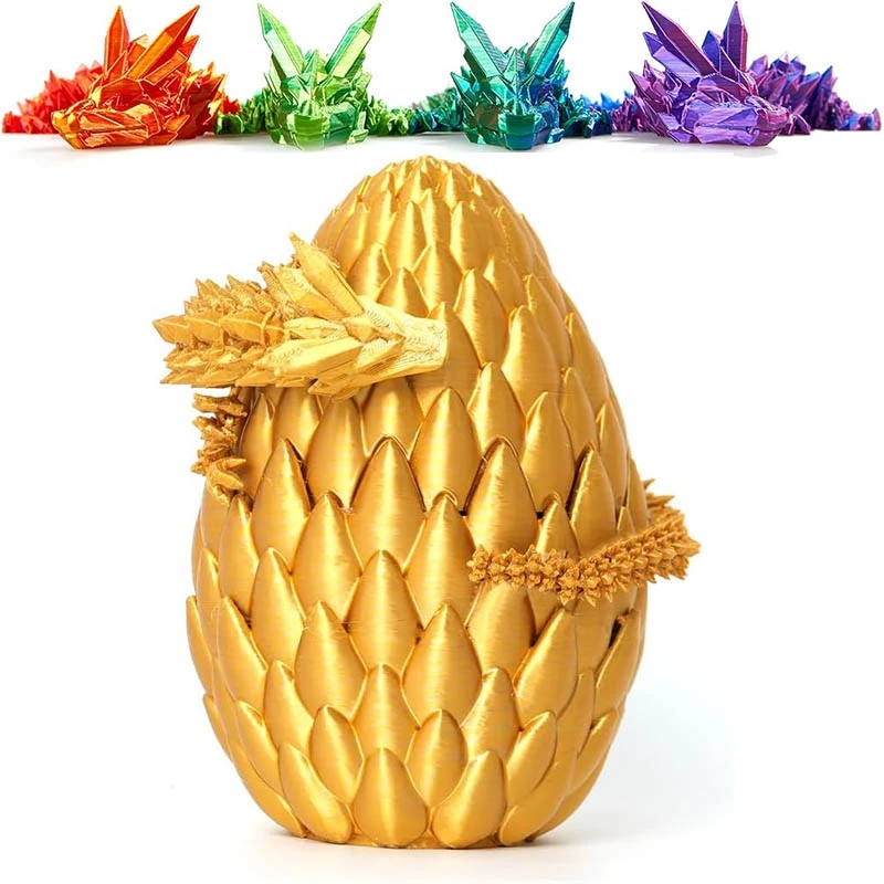 

3D-печатный пластиковый дракон