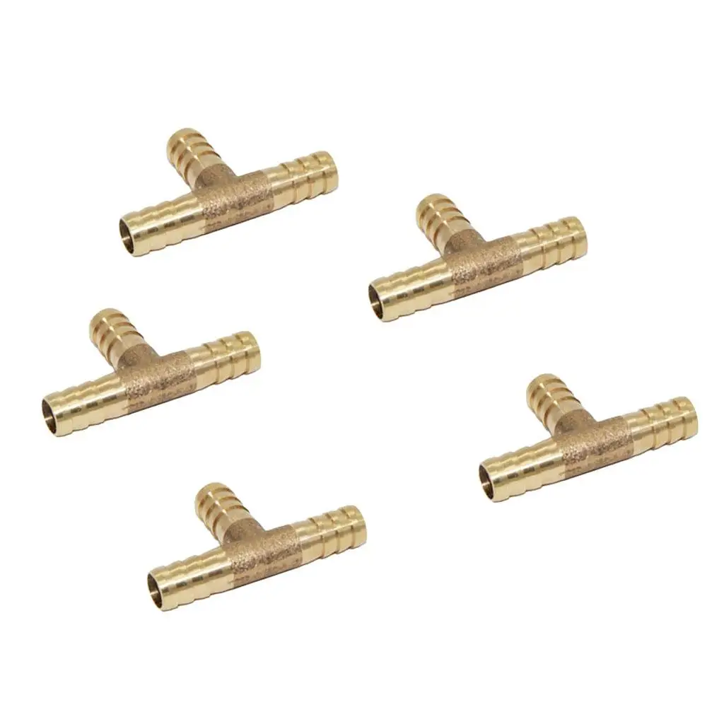 

10 шт латунный шланг, тройник с зазубринами, фитинг для труб с зазубринами, Соединительный адаптер