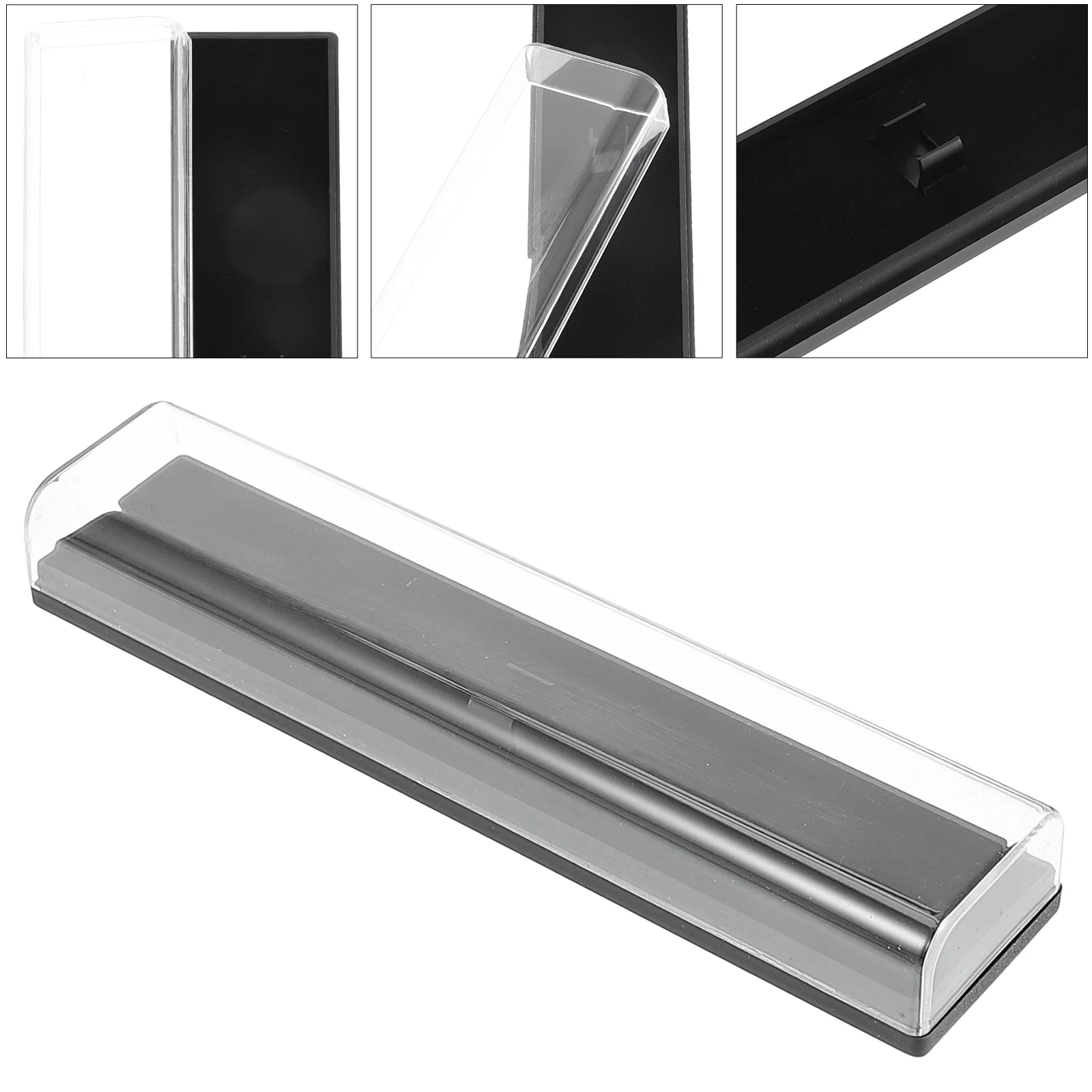 

10pcs Plastic Pen Cases Transparent Pen Boxes Clear Pen Storage Containers