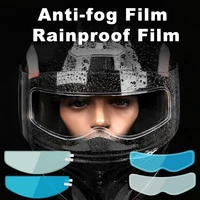 motorcycle helmet anti fog film and rainproof film universal motorcycle helmet nano coating sticker film helmets accessories