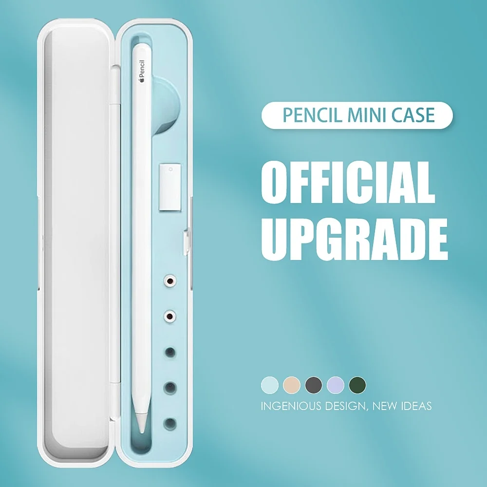 

Apple Pencil Storage Box For 1st Gen Case Accessories 2nd plastic Cover Portable