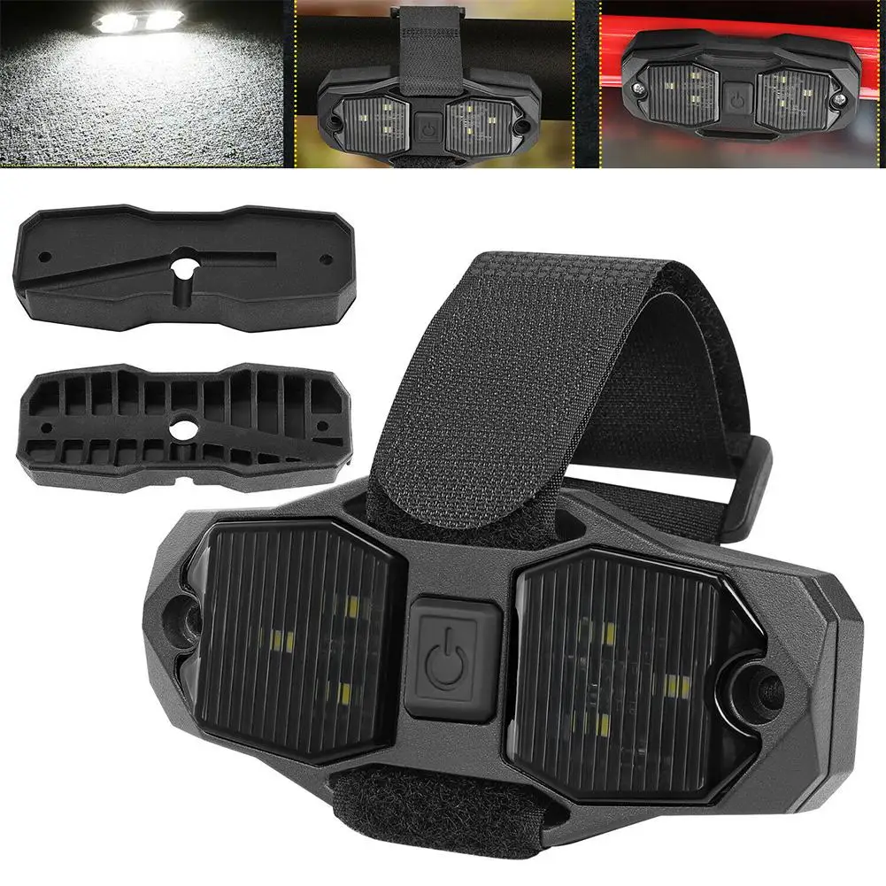 

12v Led Car Dome Light With Switch Guard Bar Lamp Modified Accessories Compatible For Utv Atv Polaris Rzr Golf