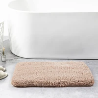 Hot Selling Shaggy Extra Absorbent Rugs Non Slip Microfiber Shower Cozy Bath Mat Not Easy Change Color Easy Clean Comfortable