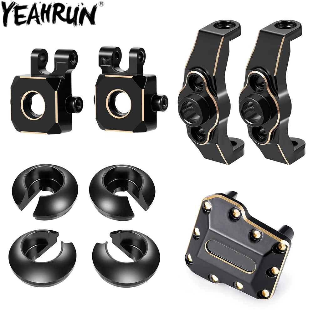 Черные латунные ролики YEAHRUN C-образные ступицы осевая накладка Противоударная на