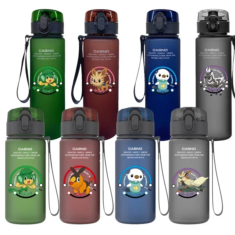 Пластиковая чашка Pokemon Lillipup Tepig Snorlax с матовой отделкой держащая воду космический