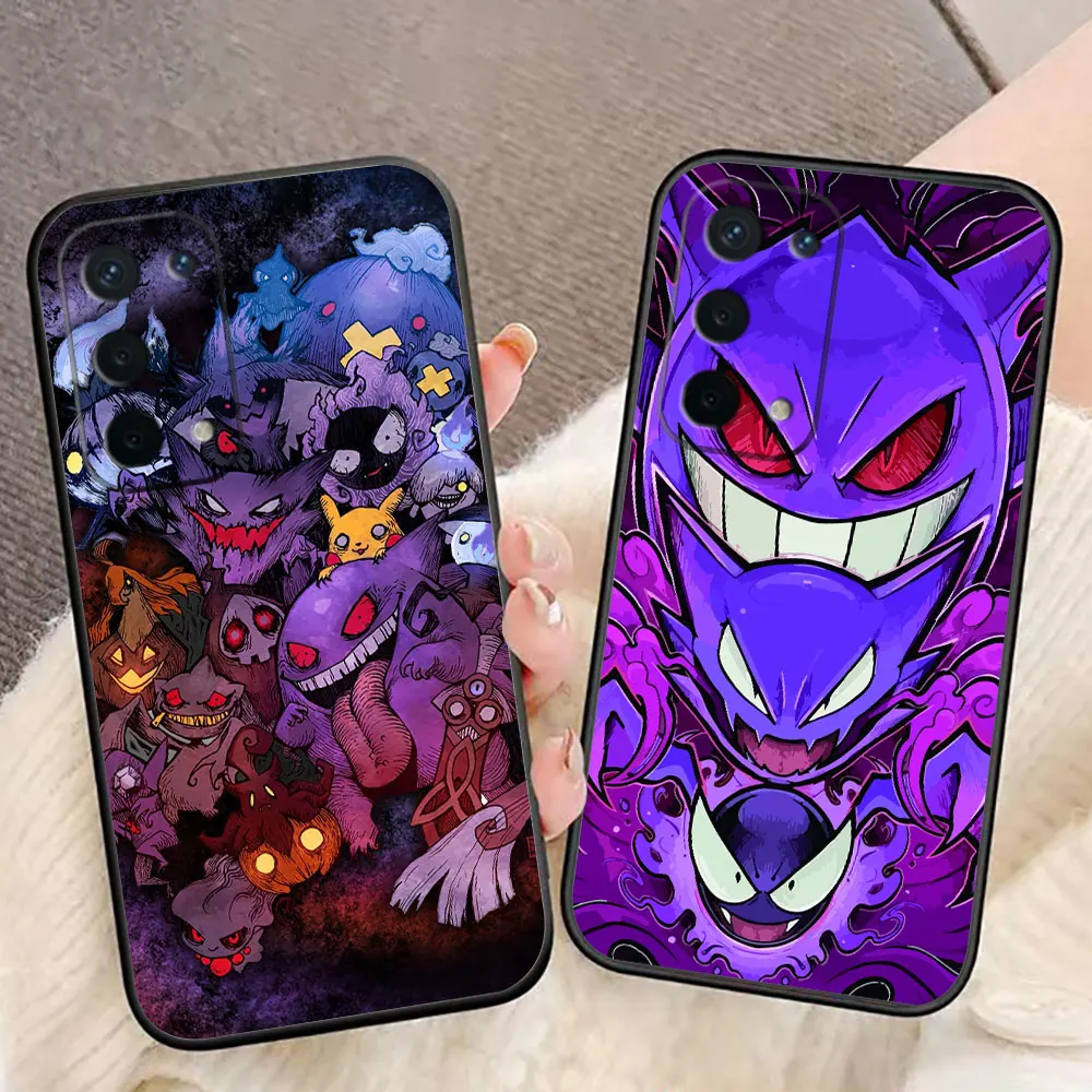 P-Pikachu P-Pokemon G-Gengar Чехол для телефона OPPO Realme 13 12 11 10 9 9i 8 8i 7 7i 6 5 3 Pro Plus из ТПУ Funda Coque
