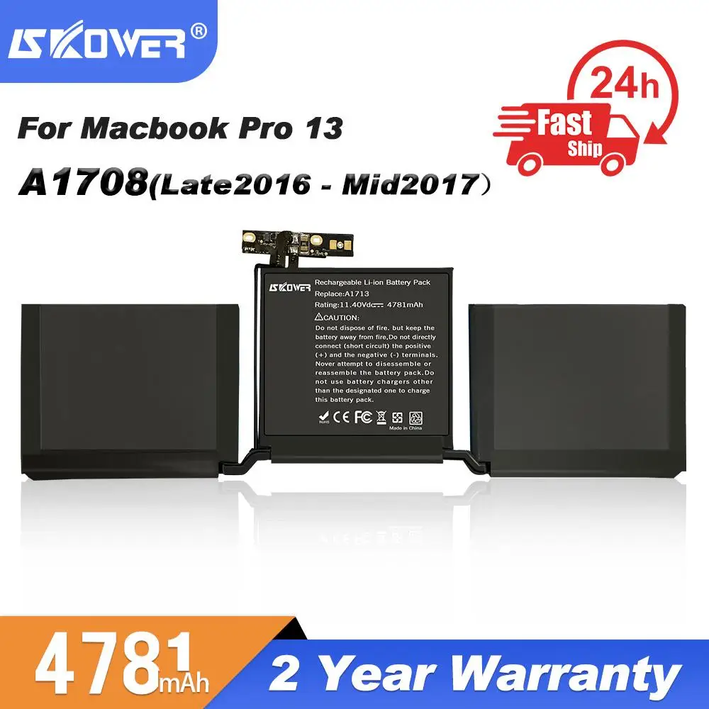 Аккумулятор для ноутбука Apple Macbook Pro 13 15 дюймов A1493 A1713 A1618 A1417 A1820 A1707 A1819 A1398 A1708 A1502 A1706