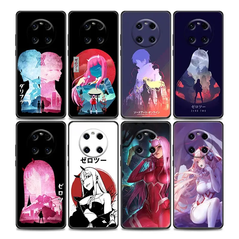 

Zero Two Darling in the FranXX Comic Anime Phone Case For Huawei Y9 2019 Y6 Y7 Y6p Y8s Y9a Y7a Mate 40 20 10 Pro Lite RS Cover