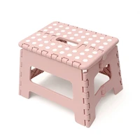 folding plastic stool portable thickened outdoor small bench childrens home bathroom chair cartoon
