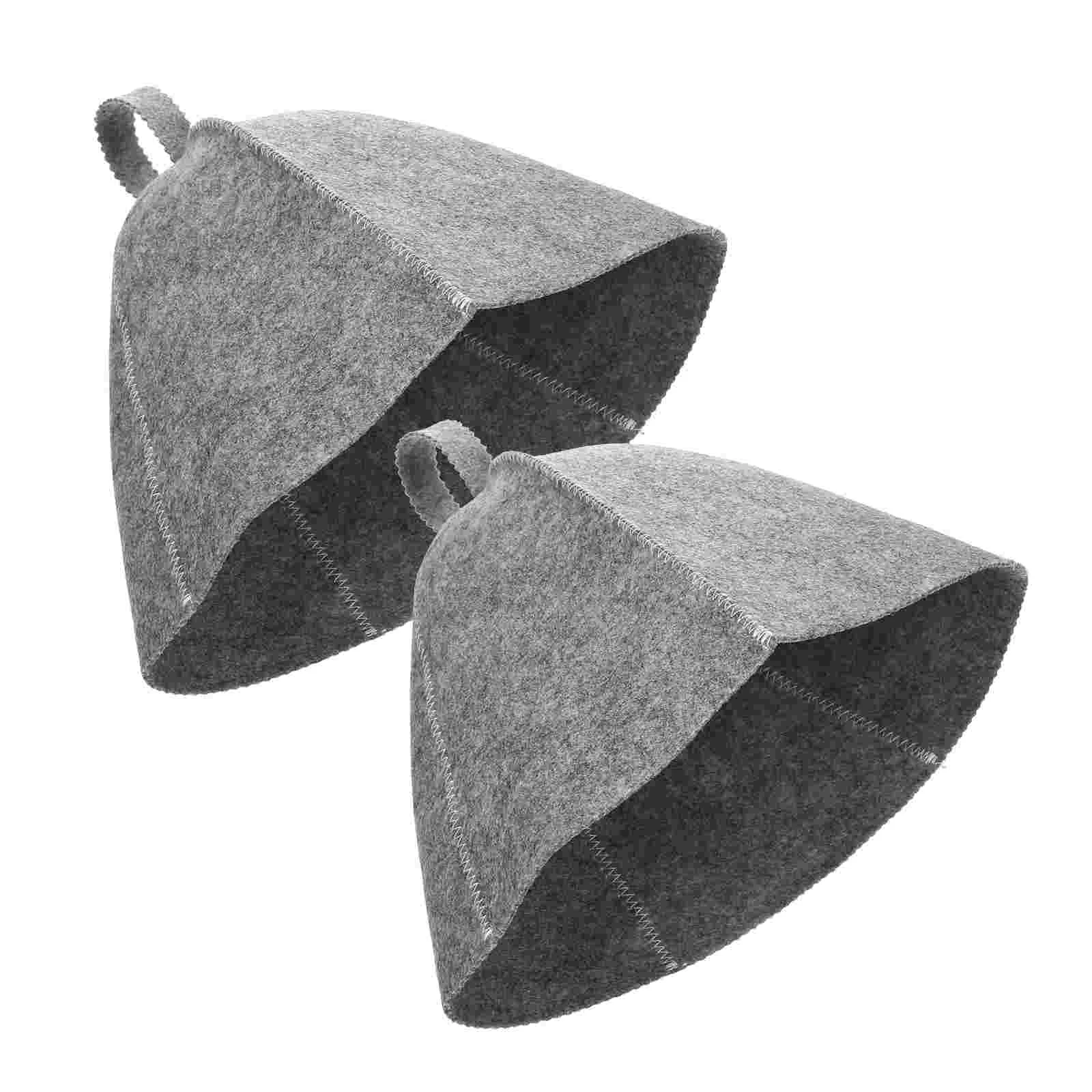 

Hat Sauna Cap Bath Felt Russian Spa Head Banya Wrap Wool Hair Room Shower Headwear Hats House Cover Steam Vaporariumbathroom