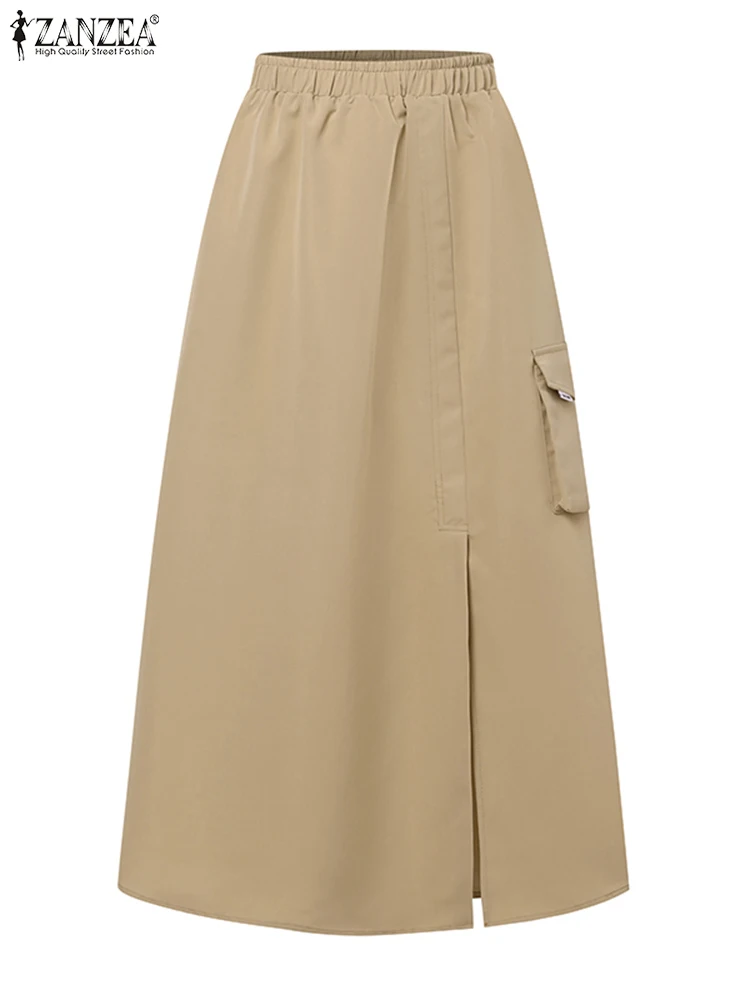 Женская винтажная юбка-карго ZANZEA