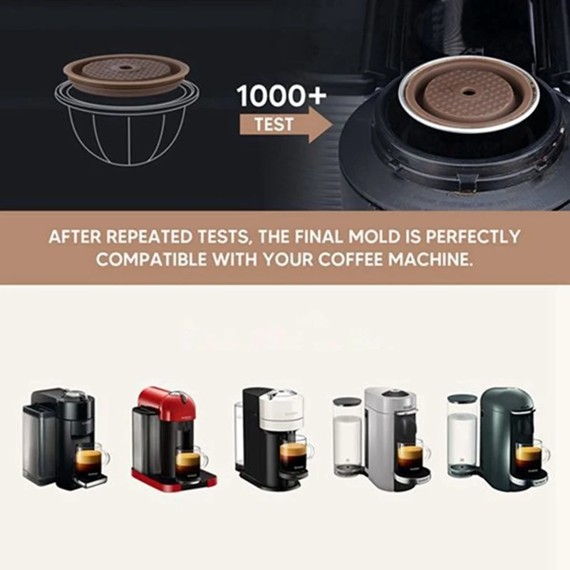 Многоразовые кофейные капсулы из нержавеющей стали Эспрессо многоразовые для