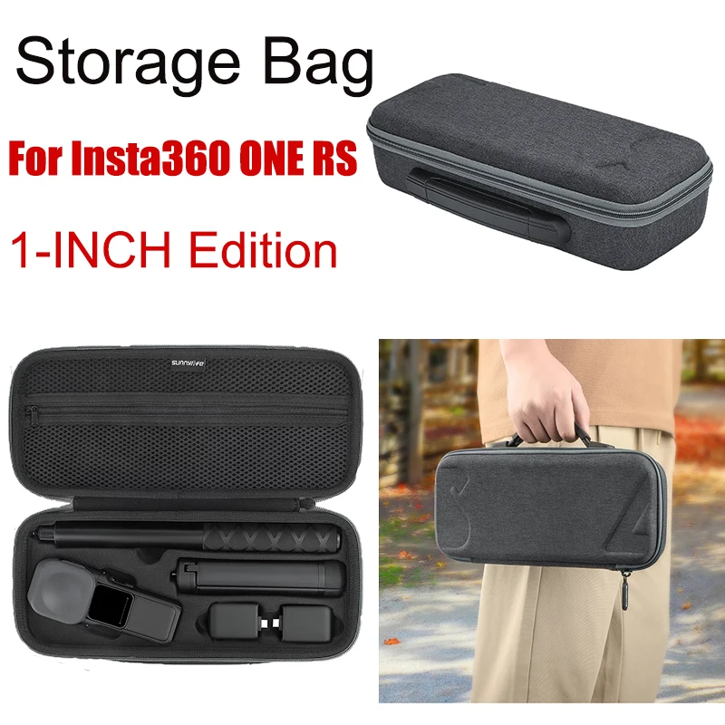 

Storage Bag for Leica insta360 One RS 1-inch Edition Carrying Case for Insta360 One Rs Panoramic Action Camera Accessory Handbag