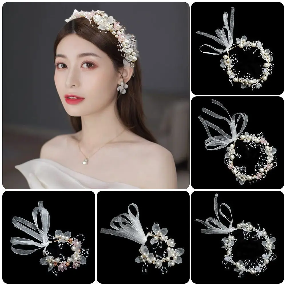 

Fashion Headpiece Birthday Gift Wedding Hair Accessories Bridesmaid Bracelet Flower Tiara Hair Band Bridal Headdress