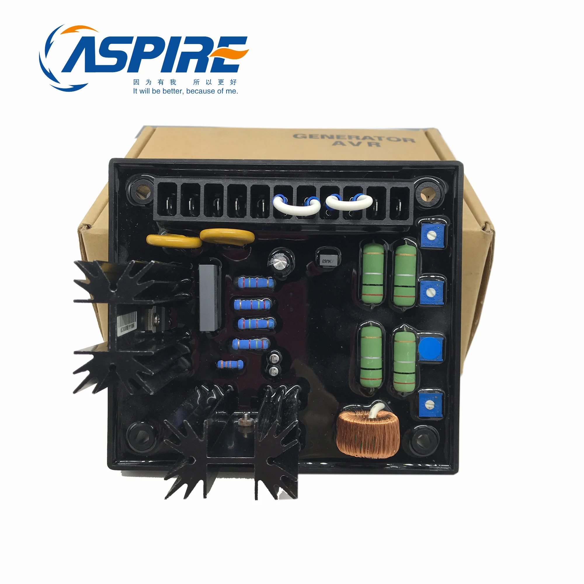 Фото AVR AVC63-7 заменяет регулятор напряжения Basler для дизельного генератора кВт №5