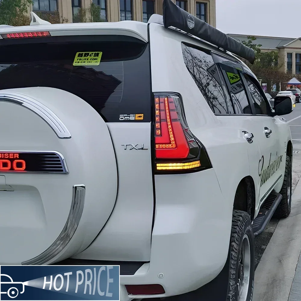 Автомобильный задний фонарь для Toyota Prado 2018-2023 светодиодные автоматические задние