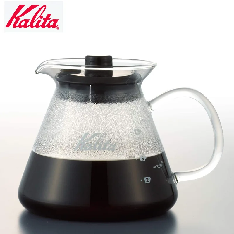 

Japan's Original KALITA Heat-resistant Glass Hand-brewed Coffee Sharing Pot Under The Pot Flower Teapot 300ml/500ml