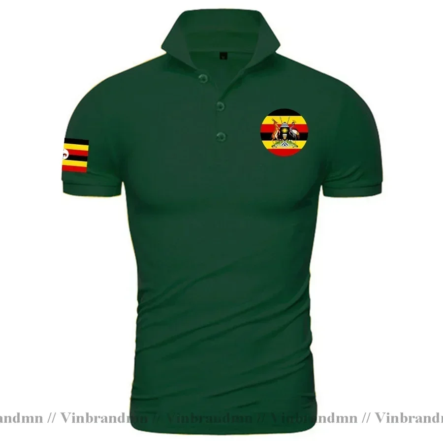 Uganda Ugandan Men Polo Shirts Fashion 2024 Jerseys Team Nation Cotton Shirt Gyms Clothing Country Flags UGA Business Polos