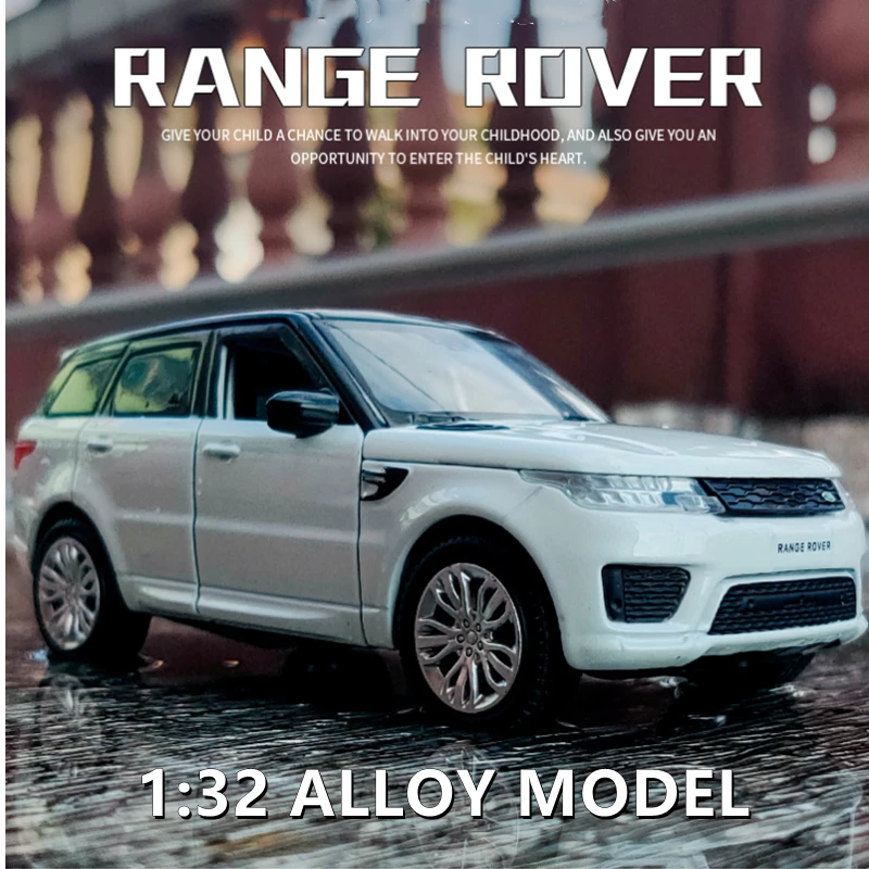 Спортивный внедорожник Range Rover 1:32 модель автомобиля из сплава Литые и игрушечные