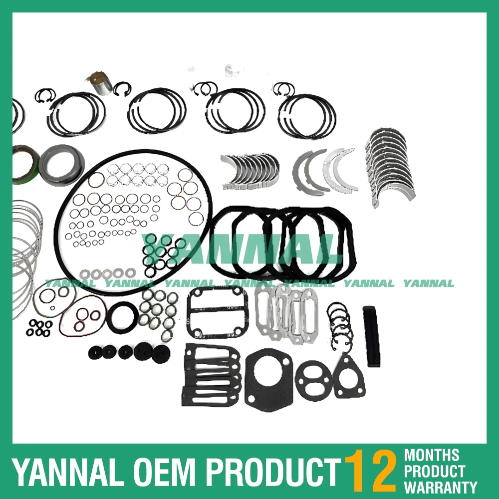 Комплект гильз цилиндра высокого качества с набором прокладок подшипников для