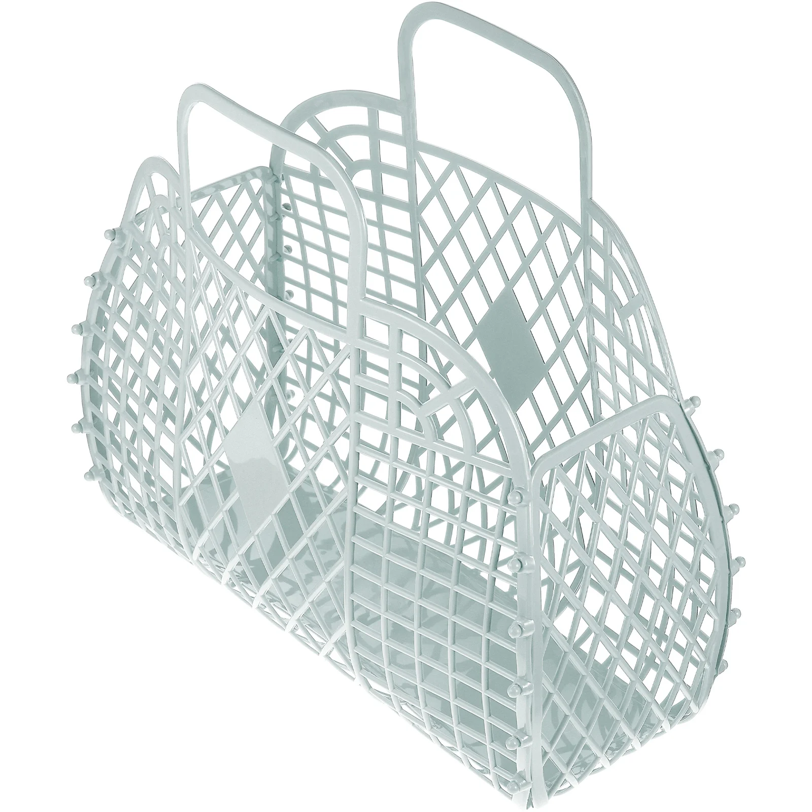 

Basket Fruit Plastic Shopping Storage Tote Portable Picnic Baskets Grocery Shower Hand Woven Beach Vegetable Gift Organizer