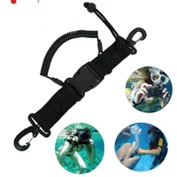 portable diving camera lanyard quick release buckle anti lost spring rope anti drop lanyard underwater sports accessory