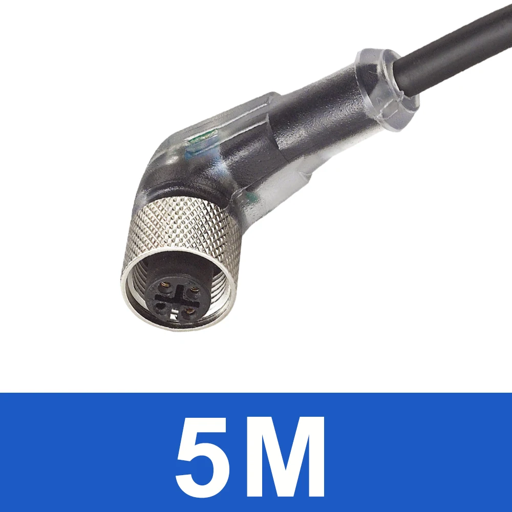 

Кабель авиационного разъема 4-контактный 5 м для датчиков приближения