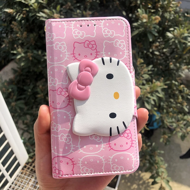 

Чехол-книжка с рисунком Hello Kittys, подходит для Iphone
