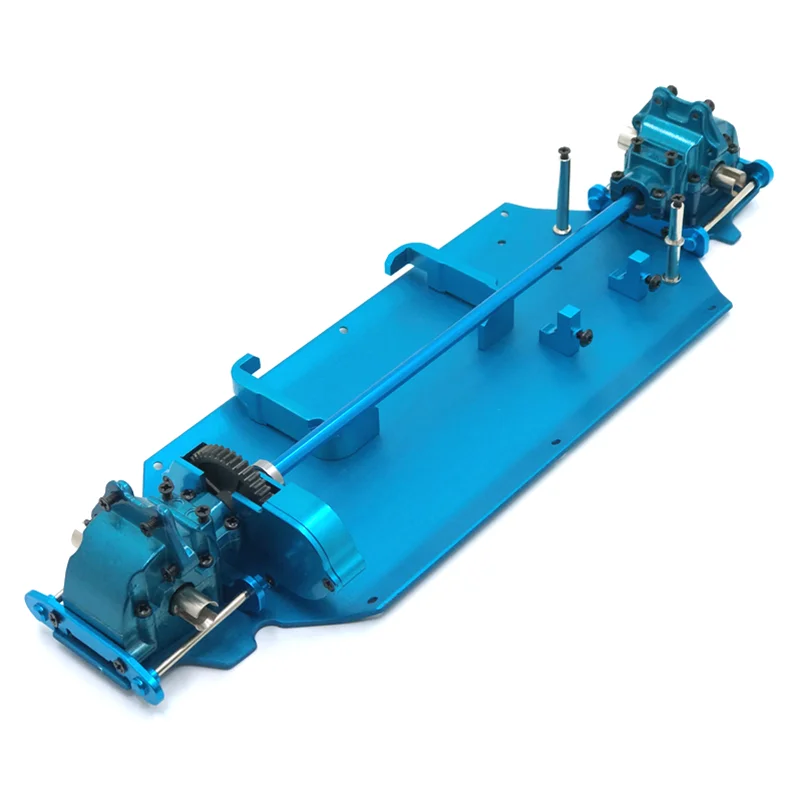 

Upgrade Metal Bottom Plate Gearbox Differential Center Drive Package For WLtoys 1/12 124016 124017 124018 124019 RC Car Parts