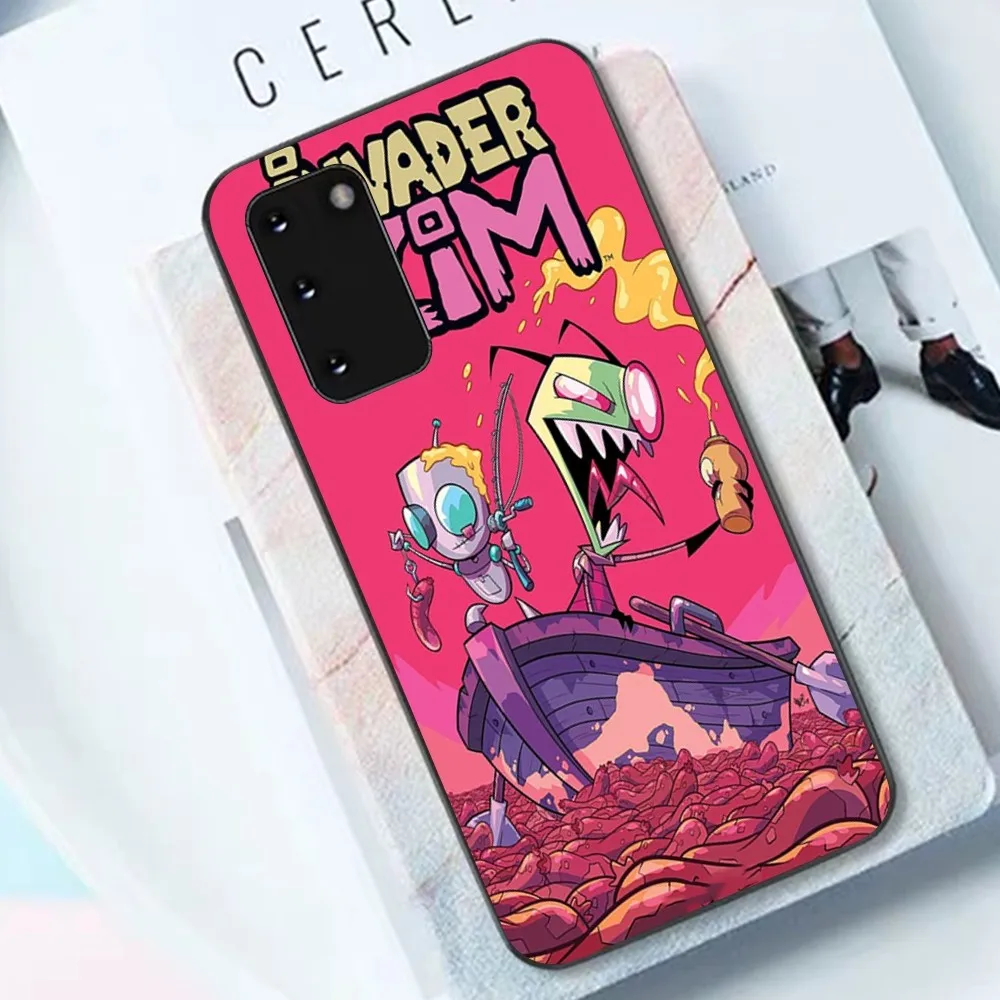Фото I-Invader Z-Zim Phone Case For Samsung S 9 10 20 21 22 23 30 23 24 Plus Lite Ultra FE S10lite Fundas №5