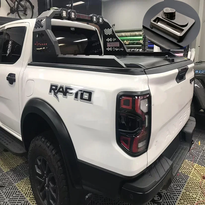 Выдвижная Крышка для кузова пикапа 4x 4 алюминиевая крышка на роликах аксессуаров