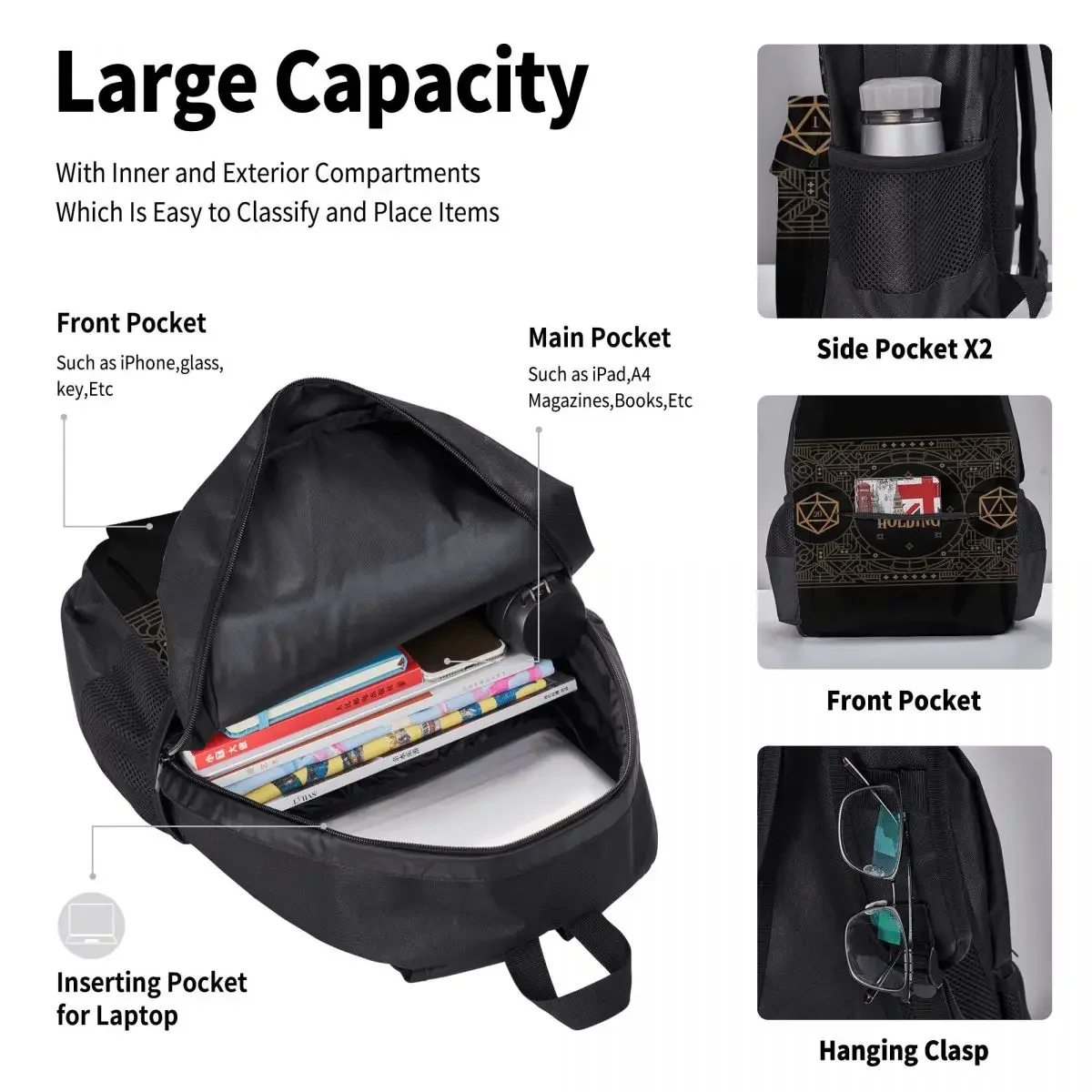 Сумка для переноски настольной игры ролевой рюкзак книг школьные сумки