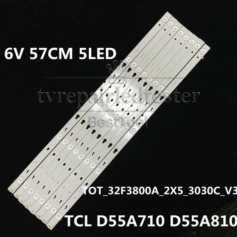 

LED Strips(8) for TCL 55" TV YHF-4C-LB3205-YHEX1 YHA-4C-LB3205-YHEX1 LE55D8600 led tv bar