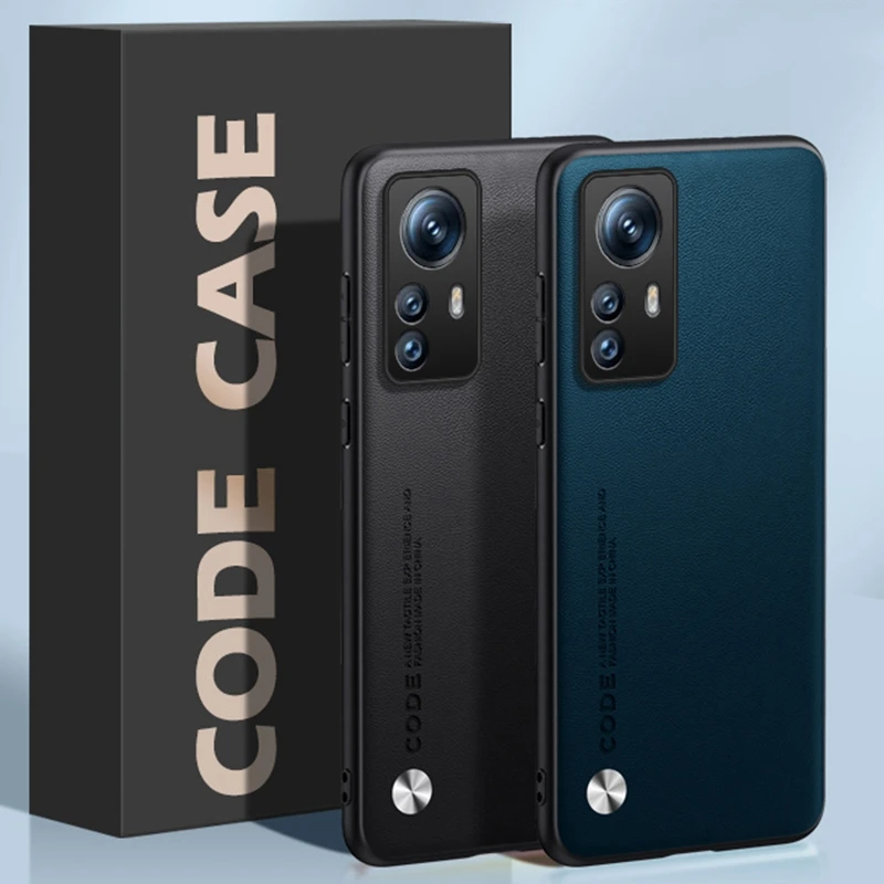 Роскошный чехол из искусственной кожи для Xiaomi Redmi Note 12S задняя крышка силиконовый