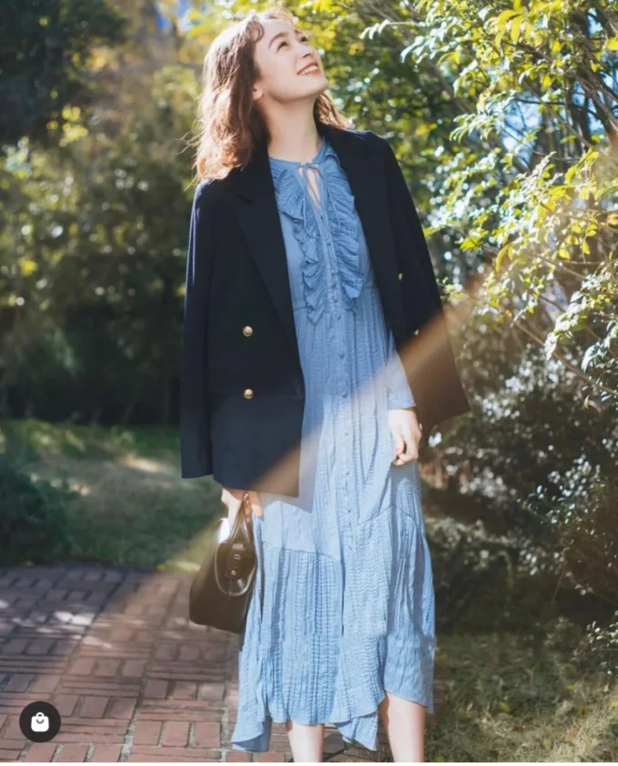 Poster Style Elegant Women's Profile Casual Suit Jacket women clothing