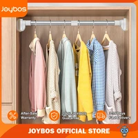 joboys clothes rail drying rack stainless steel telescopic household balcony drying quilt artifact hanging clothes free punch