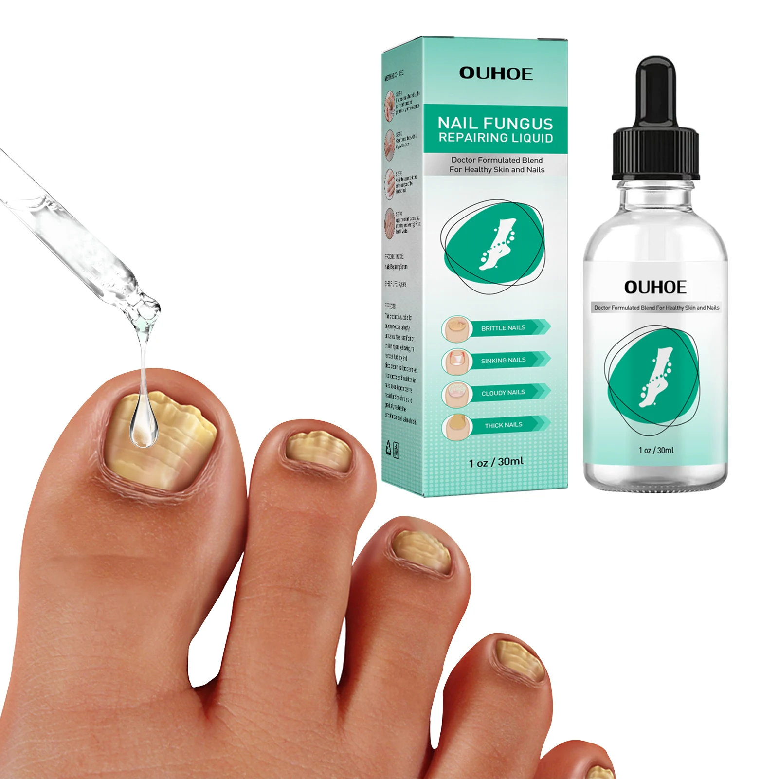 

Nail Repair Fluid Nail Strengthener Solution For Fingernail And Toenail 50g Nail Repair Solution Liquid For Fingernail Toenail