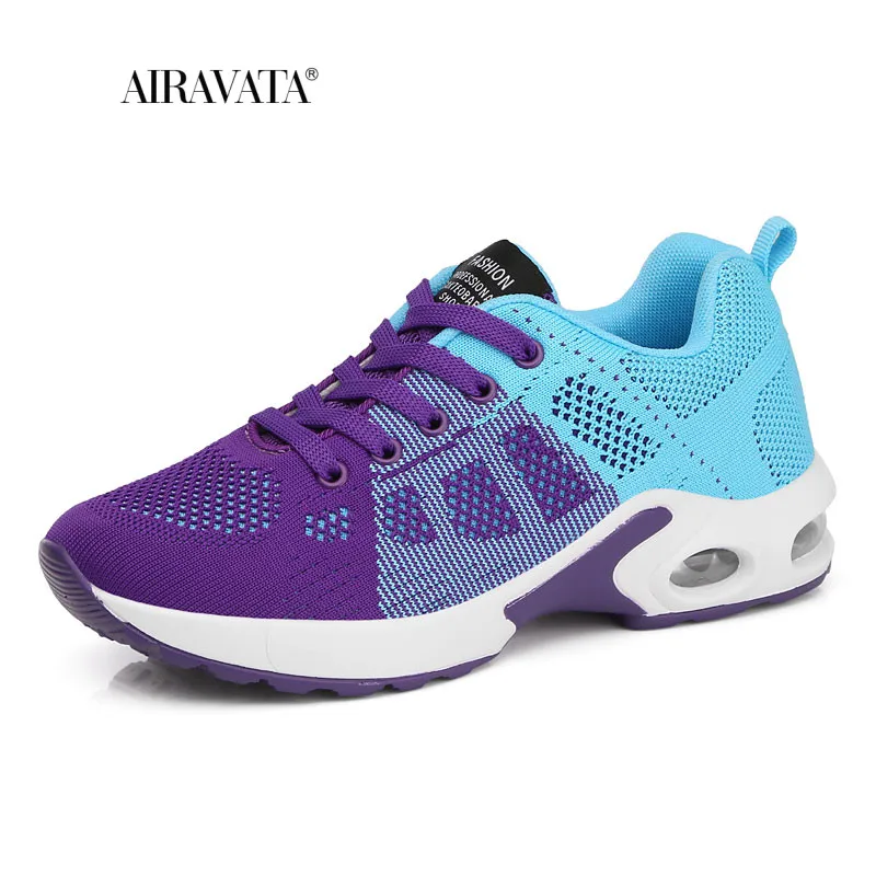 Sneakers Women Air Cushion Mesh Sneakers for Women Light Lady Outdoor Breathable Walking Non-slip Zapatos Fashion Running Shoes