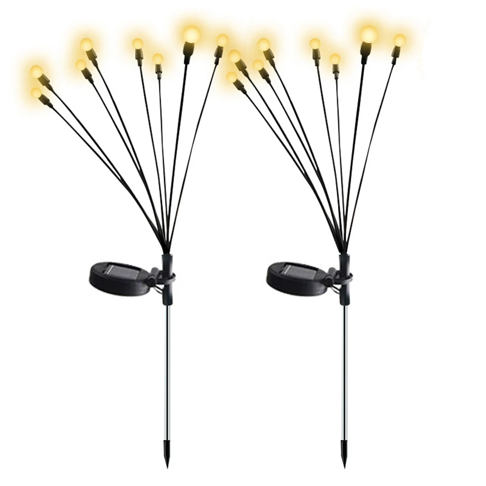 2 шт. 8 светодиодных ярких светлячков качающиеся фонари водонепроницаемые